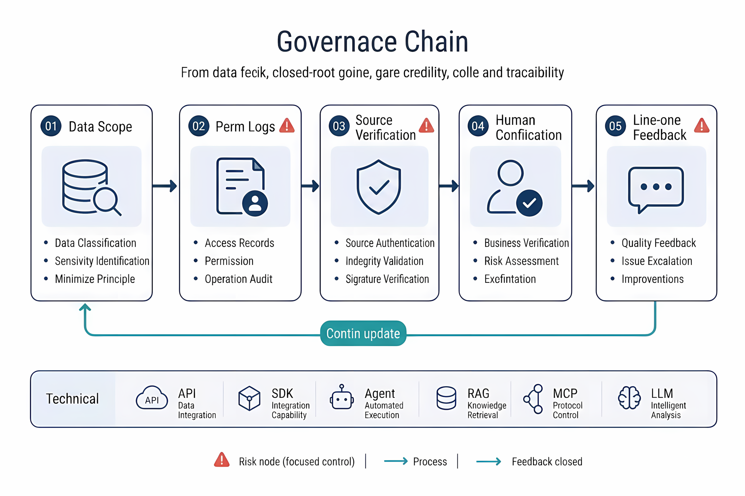 Data Permission Boundaries and Human-in-the-Loop Review Framework